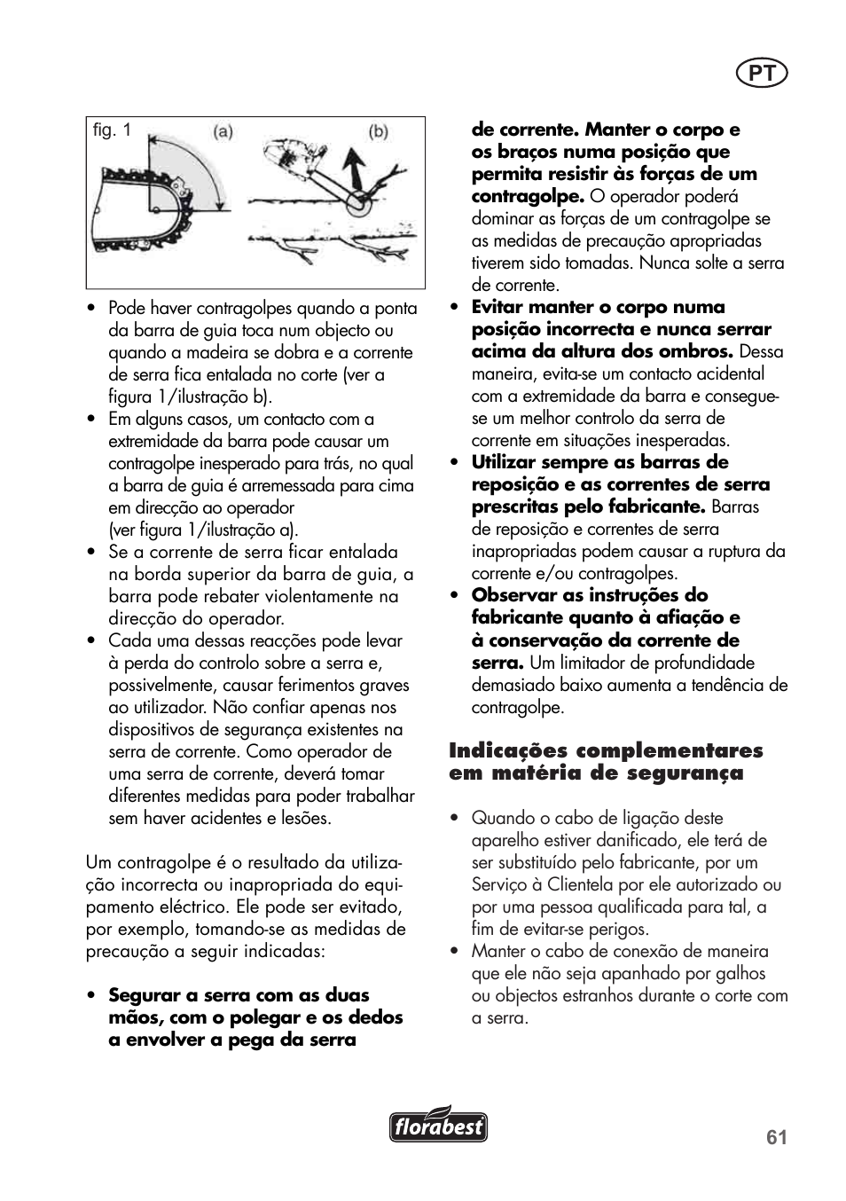 Florabest FKS 2200 C2 User Manual | Page 61 / 128