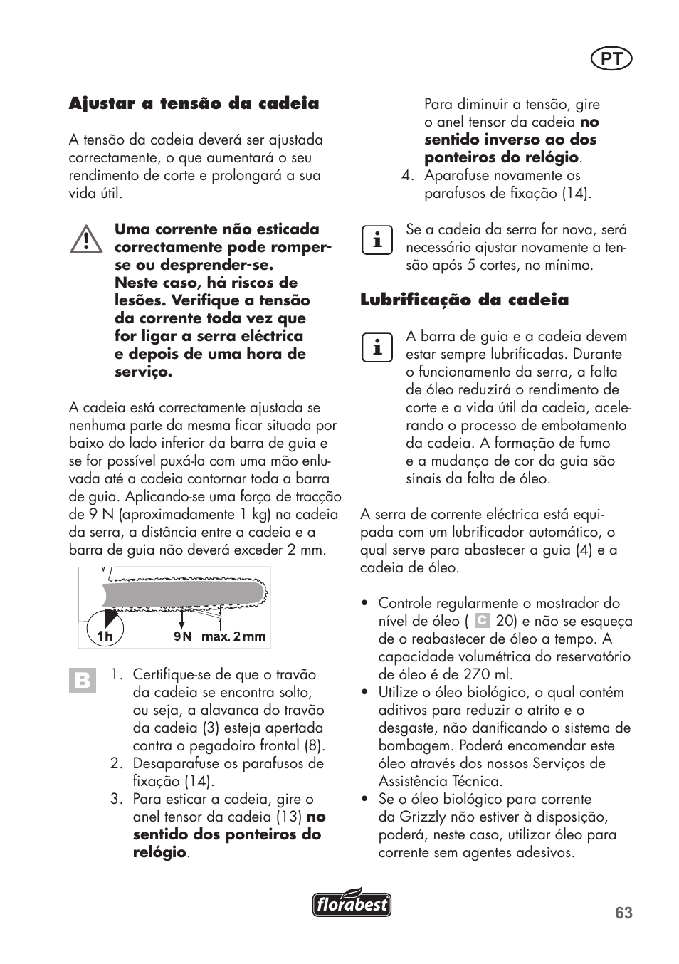 Florabest FKS 2200 C2 User Manual | Page 63 / 128