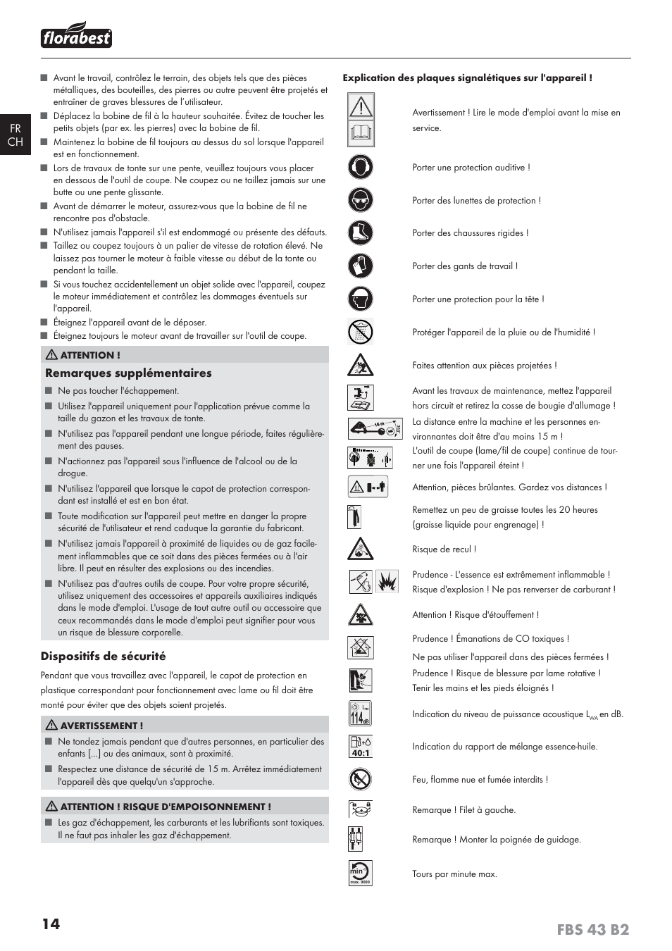 Florabest FBS 43 B2 User Manual | Page 19 / 56