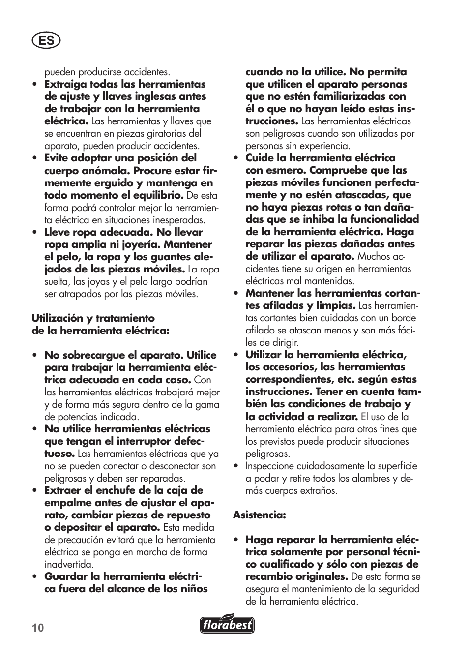 Florabest FHE 550 B2 User Manual | Page 10 / 76