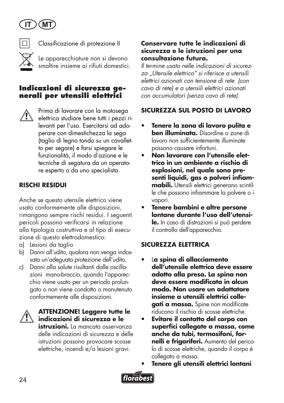 It mt | Florabest FHE 550 B2 User Manual | Page 24 / 76