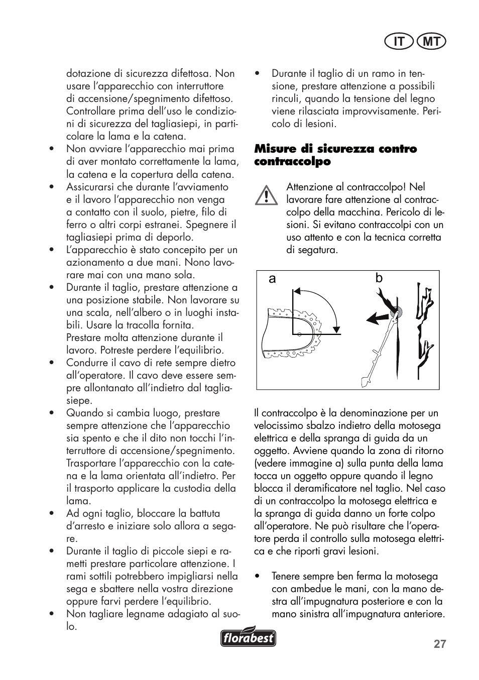Ba bild 1, It mt | Florabest FHE 550 B2 User Manual | Page 27 / 76