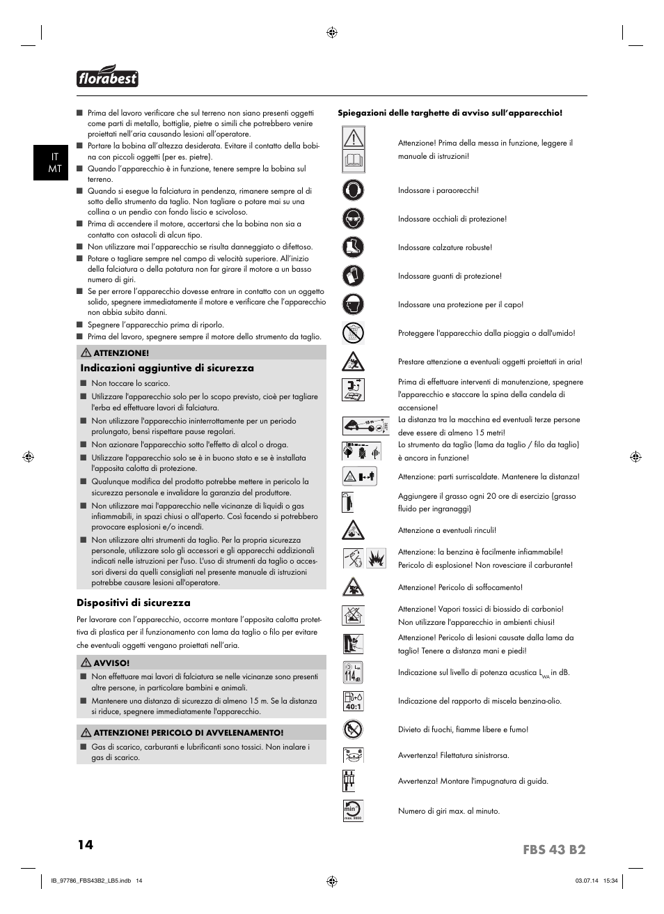 Florabest FBS 43 B2 User Manual | Page 19 / 56