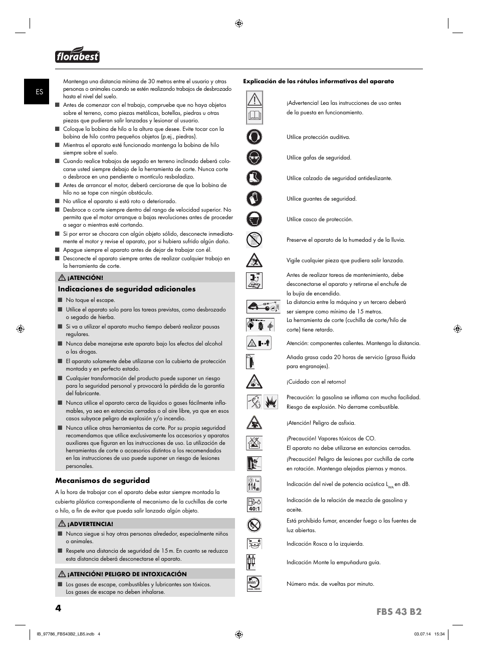 4fbs 43 b2 | Florabest FBS 43 B2 User Manual | Page 9 / 56