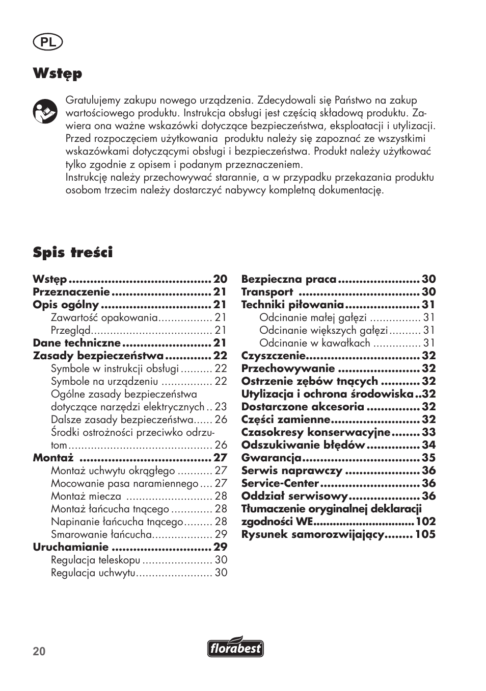 Florabest FHE 550 B2 User Manual | Page 20 / 108