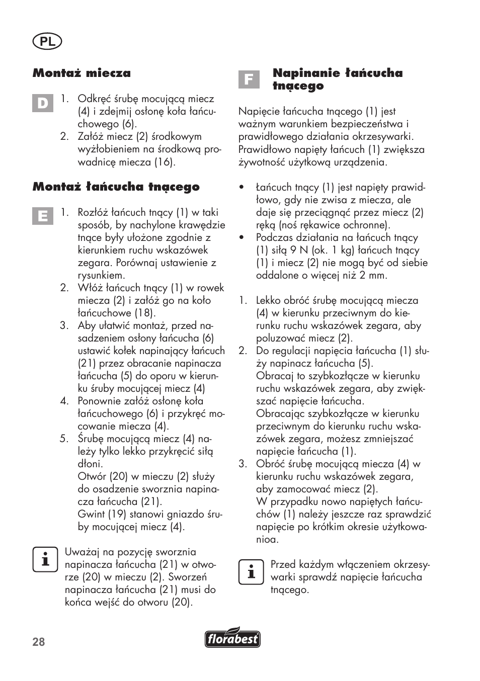 Florabest FHE 550 B2 User Manual | Page 28 / 108