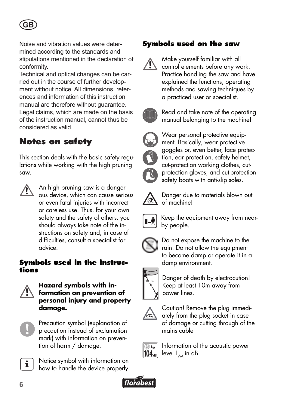 Florabest FHE 550 B2 User Manual | Page 6 / 108