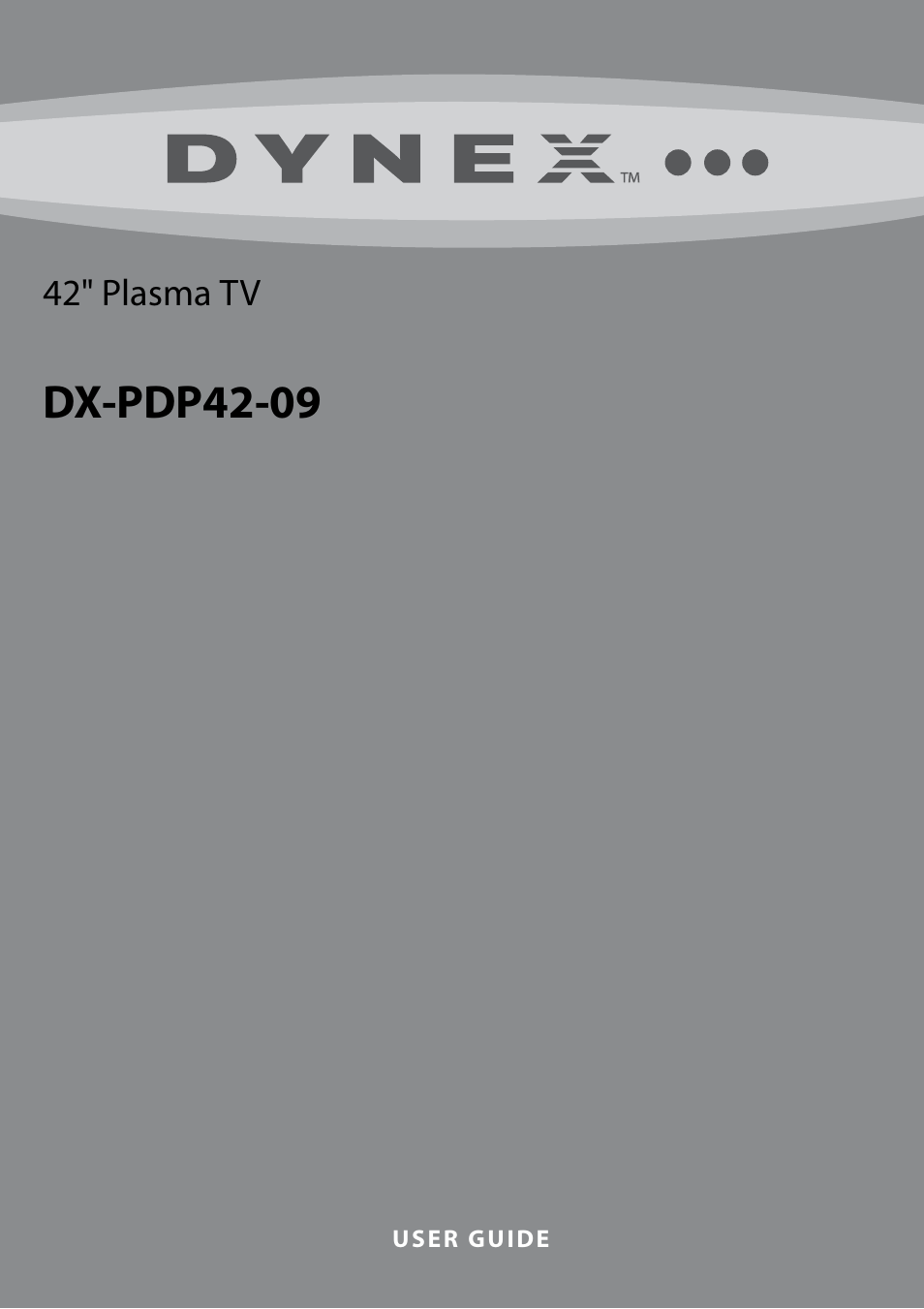 Dynex DX-PDP42-09 User Manual | 28 pages