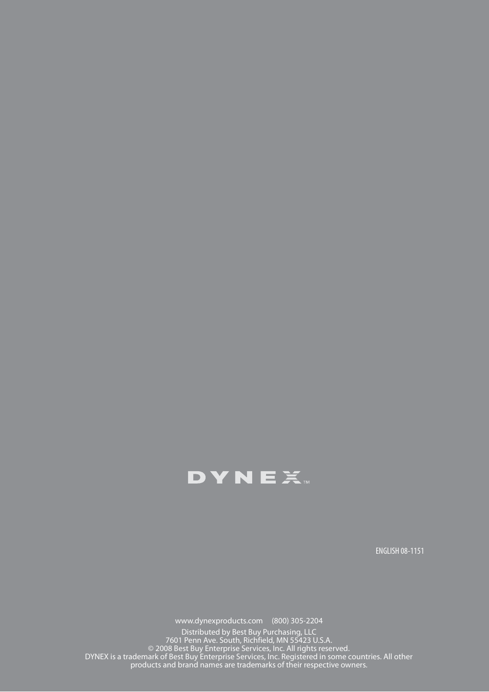 Dynex DX-PDP42-09 User Manual | Page 28 / 28