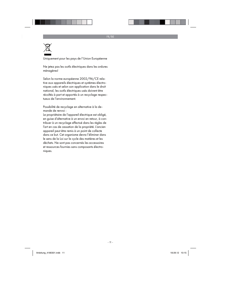 Florabest FGPA 1000 A1 User Manual | Page 11 / 46
