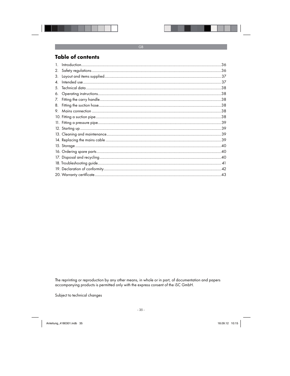 Florabest FGPA 1000 A1 User Manual | Page 35 / 46