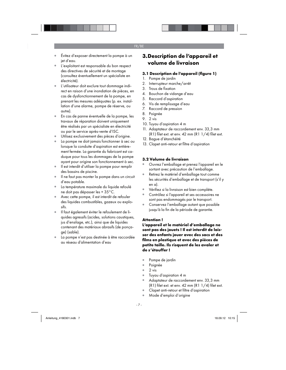 Florabest FGPA 1000 A1 User Manual | Page 7 / 46