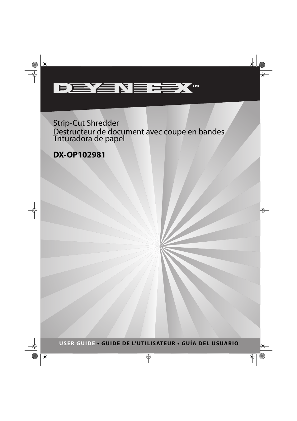 Dynex DX-OP102981 User Manual | 5 pages