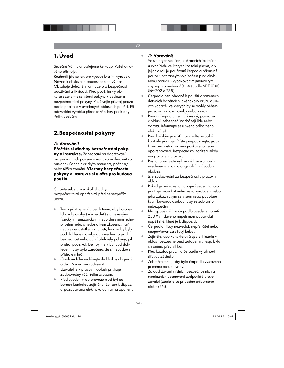 Florabest FGPA 1000 A1 User Manual | Page 24 / 66