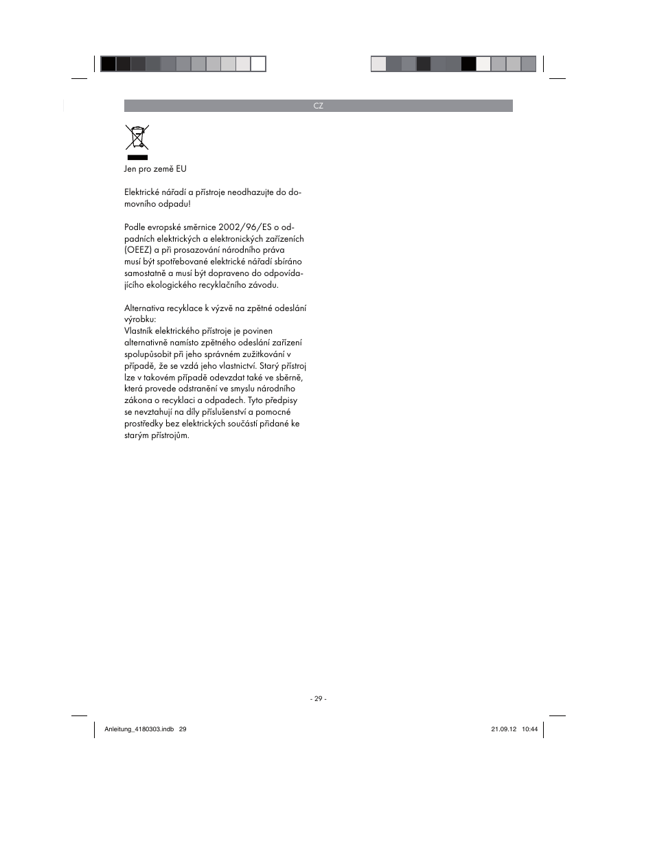 Florabest FGPA 1000 A1 User Manual | Page 29 / 66