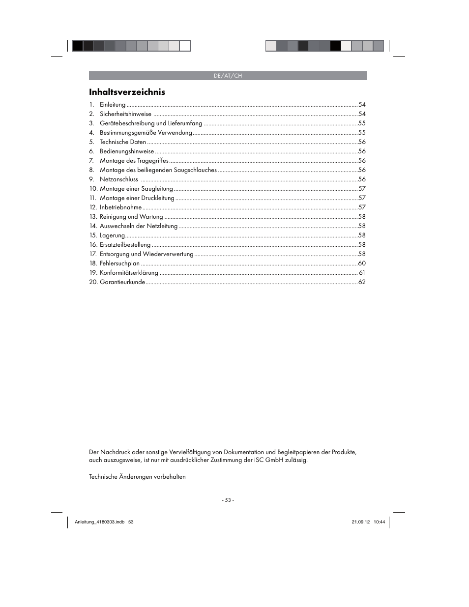 Florabest FGPA 1000 A1 User Manual | Page 53 / 66