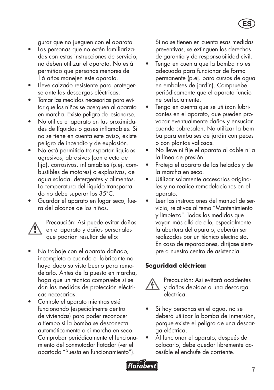 Florabest FTS 1100 B2 User Manual | Page 7 / 62