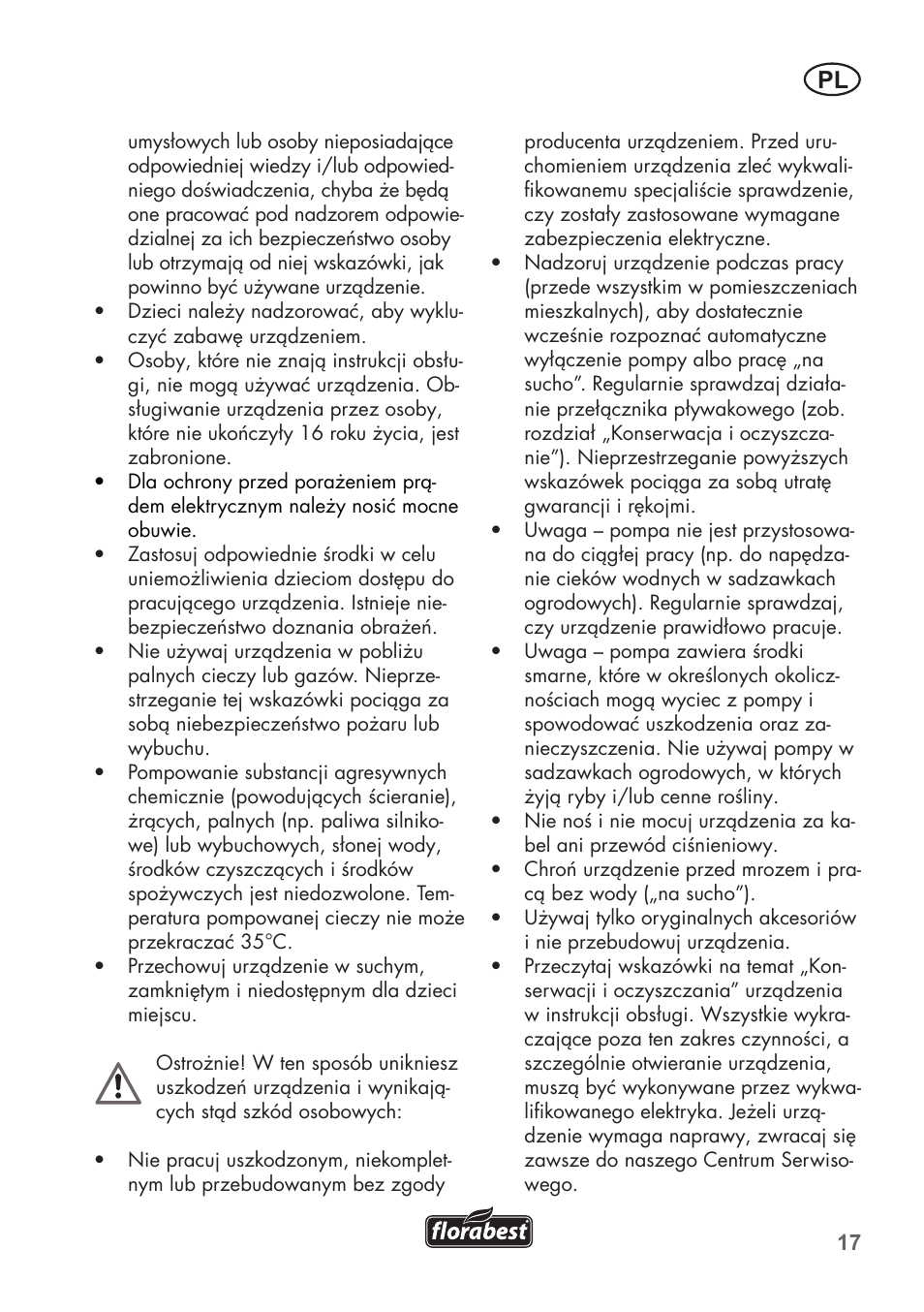Florabest FTS 1100 B2 User Manual | Page 17 / 78
