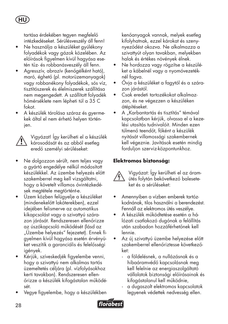 Florabest FTS 1100 B2 User Manual | Page 28 / 78