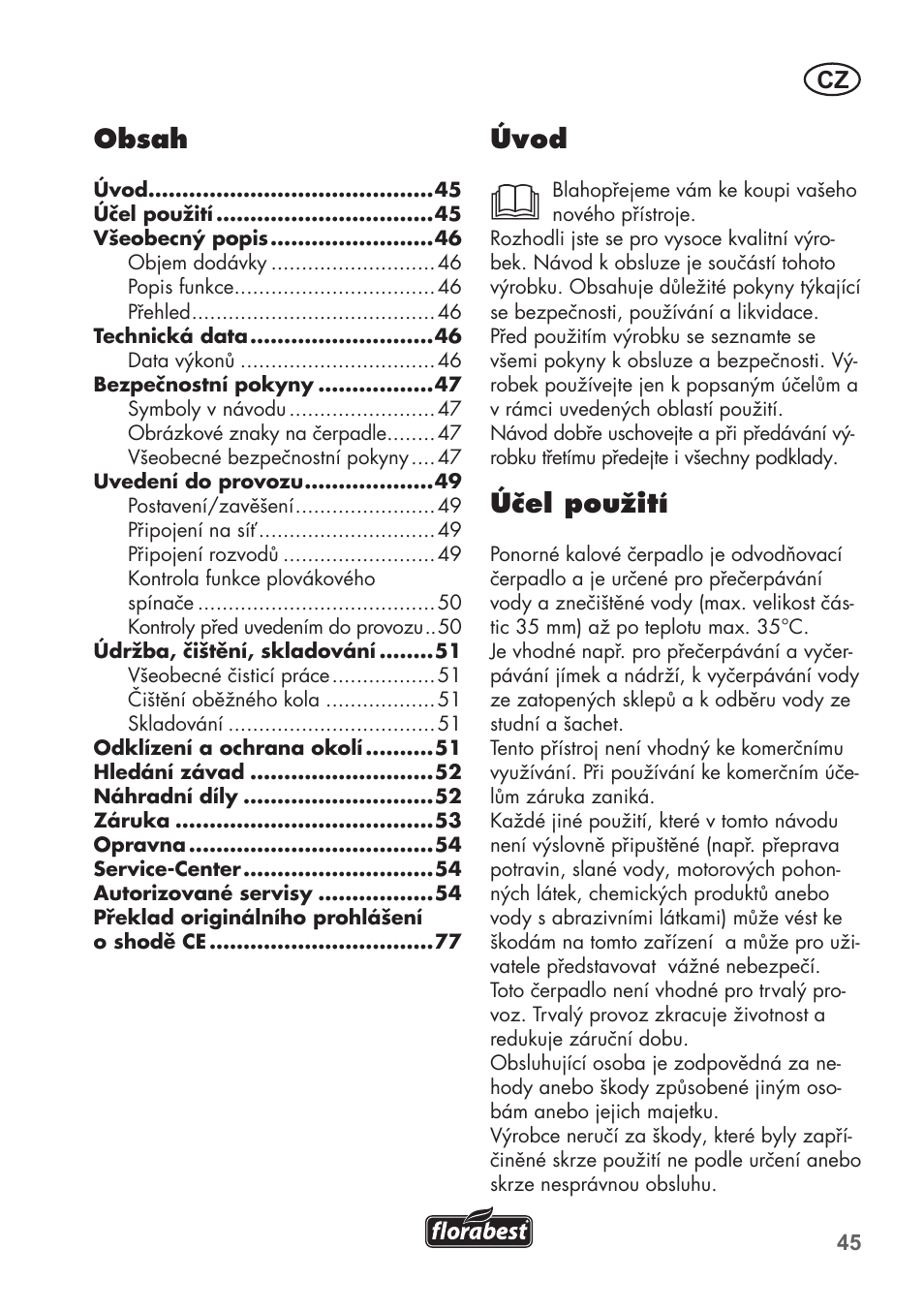 Florabest FTS 1100 B2 User Manual | Page 45 / 78