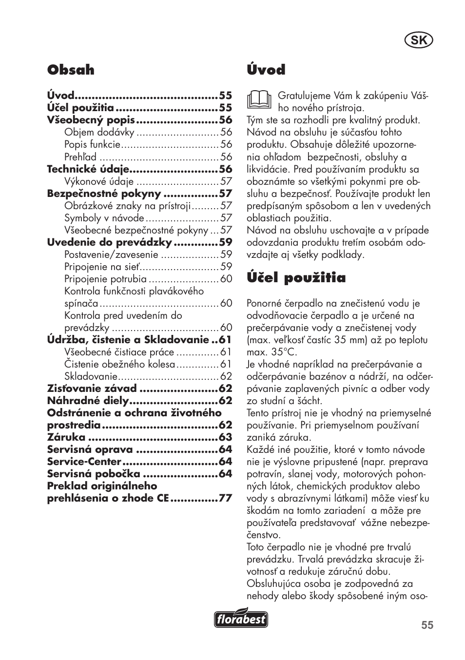 Florabest FTS 1100 B2 User Manual | Page 55 / 78