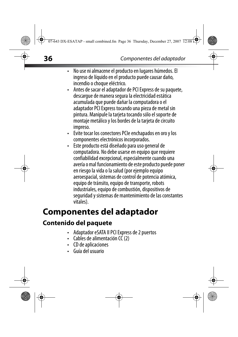 Dynex DX-ESATAP User Manual | Page 36 / 52
