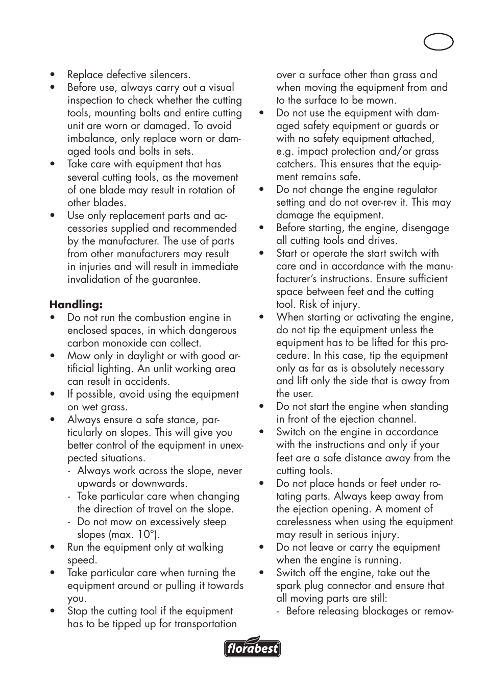 Florabest FBM 575 B1 User Manual | Page 11 / 112