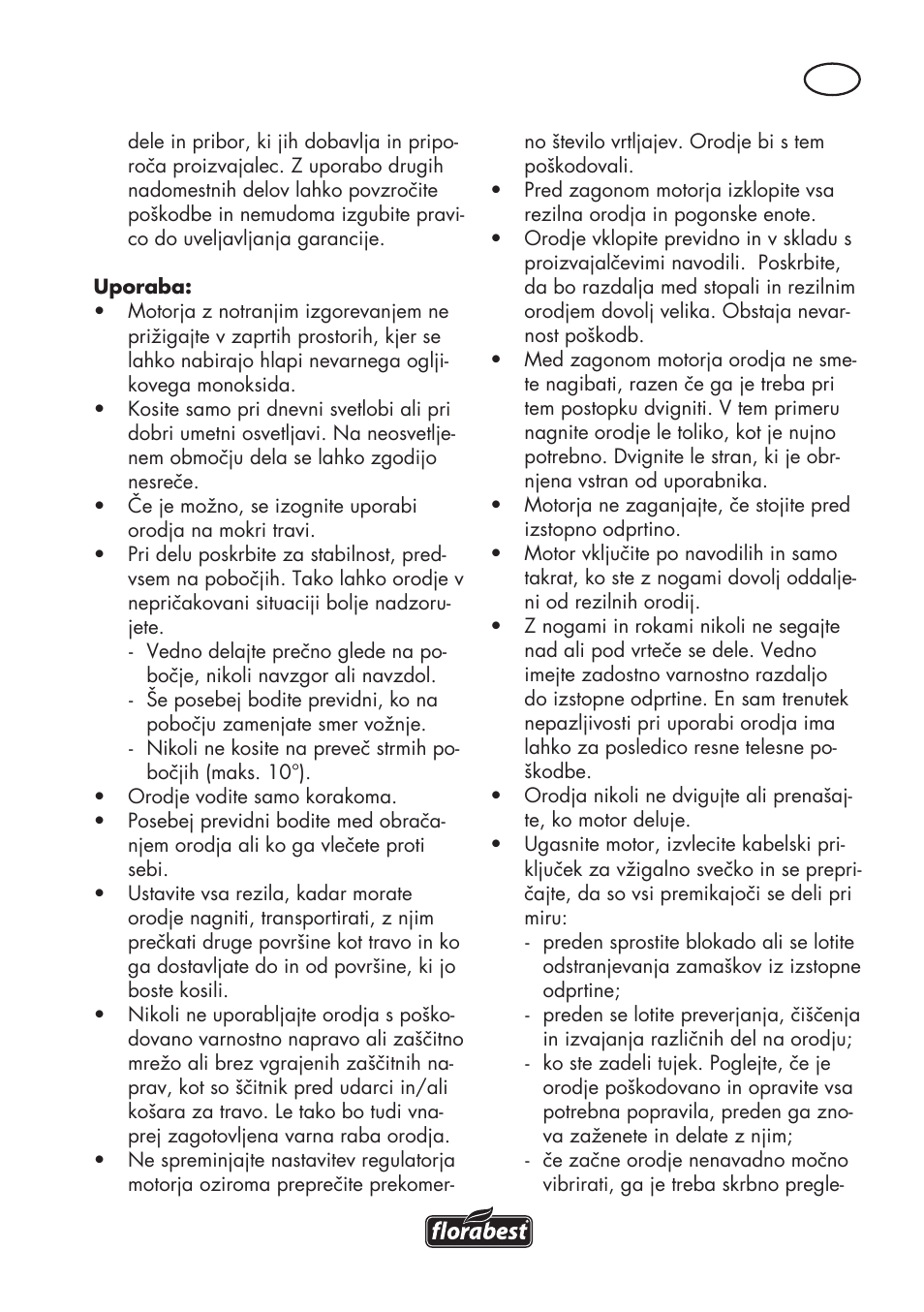 Florabest FBM 575 B1 User Manual | Page 31 / 112