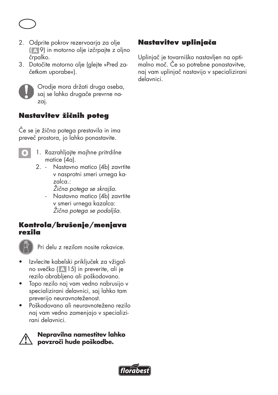 Florabest FBM 575 B1 User Manual | Page 38 / 112