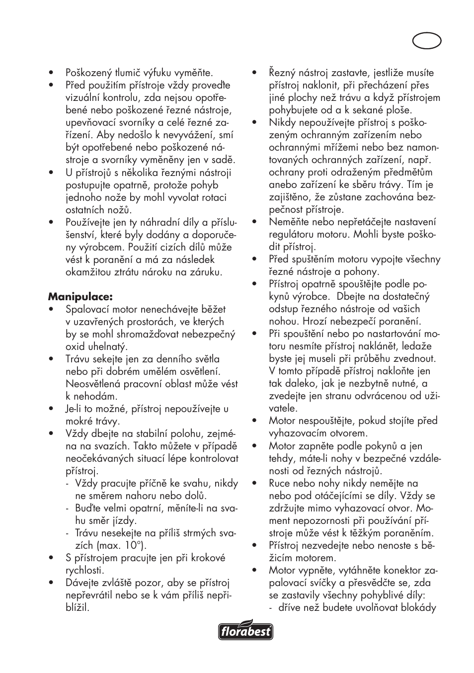 Florabest FBM 575 B1 User Manual | Page 51 / 112