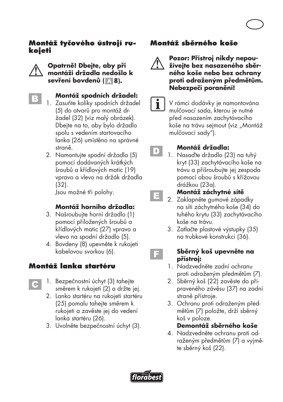 Florabest FBM 575 B1 User Manual | Page 53 / 112