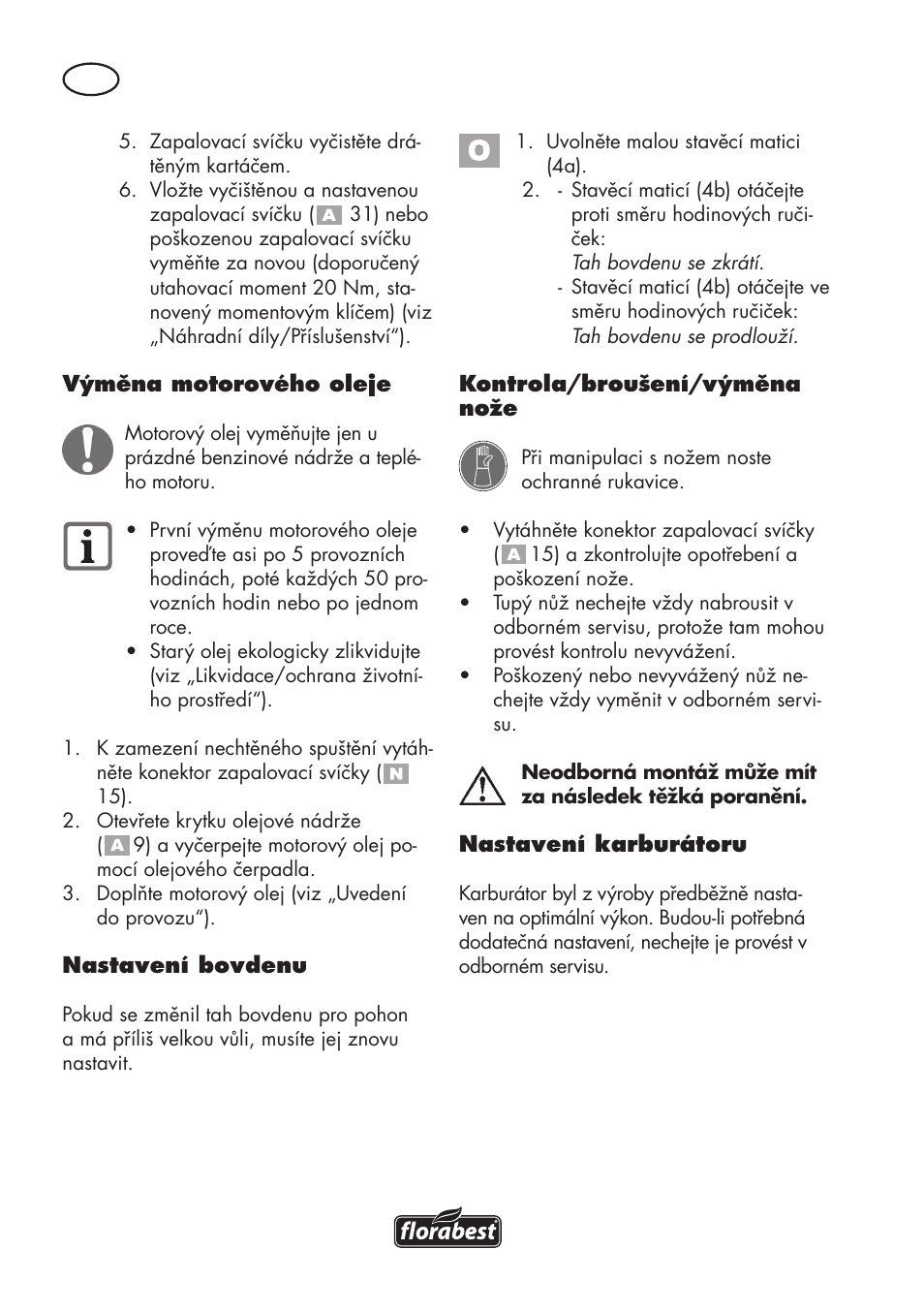 Florabest FBM 575 B1 User Manual | Page 58 / 112