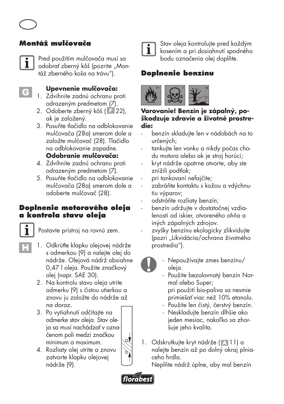 Florabest FBM 575 B1 User Manual | Page 74 / 112