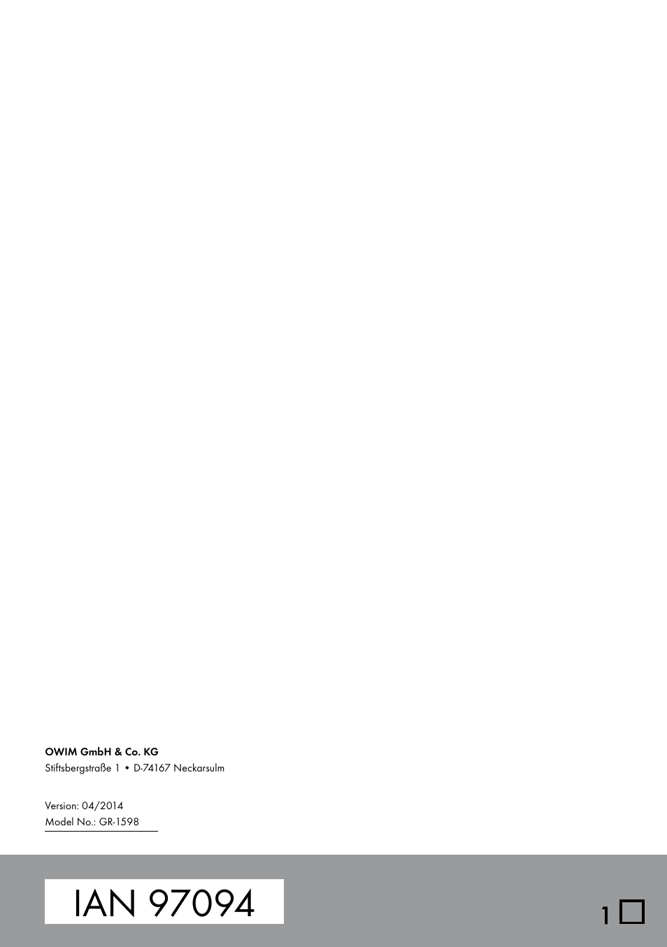 Florabest GR-1598 User Manual | Page 16 / 16