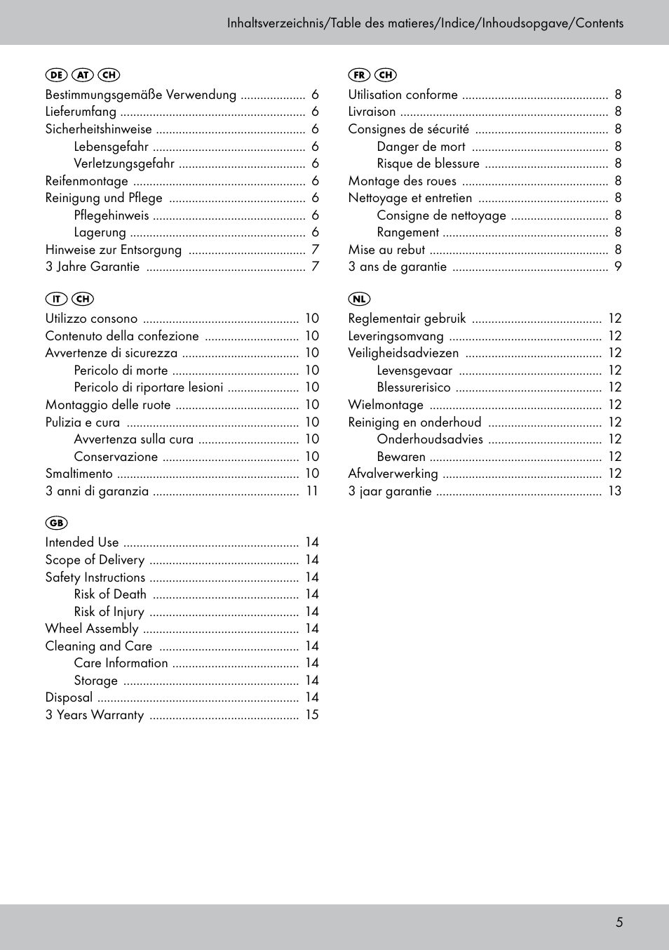 Florabest GR-1598 User Manual | Page 5 / 16