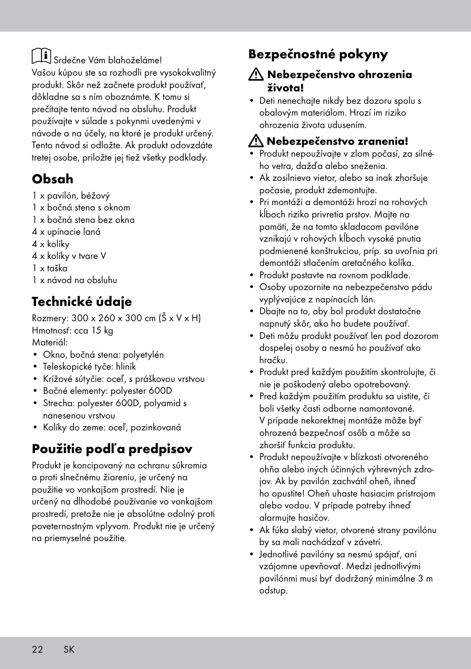 Florabest PA-1577 User Manual | Page 22 / 30