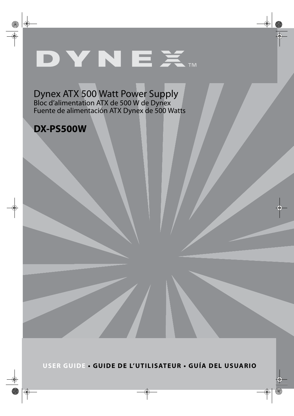 Dynex DX-PS500W User Manual | 16 pages