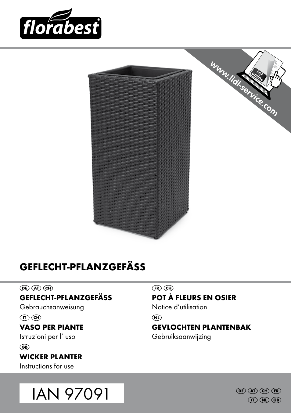 Florabest GP-1718 User Manual | 16 pages