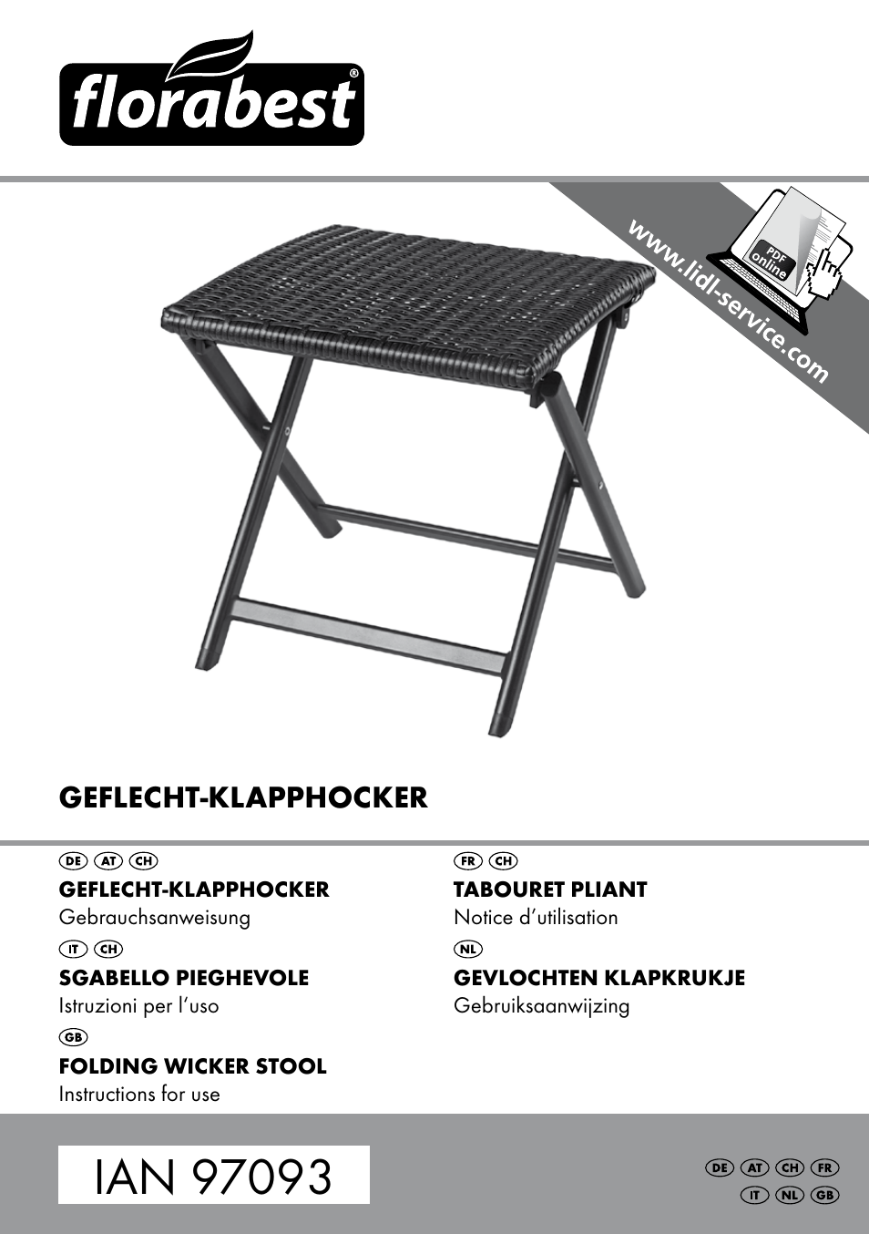 Florabest GH-1597 User Manual | 16 pages