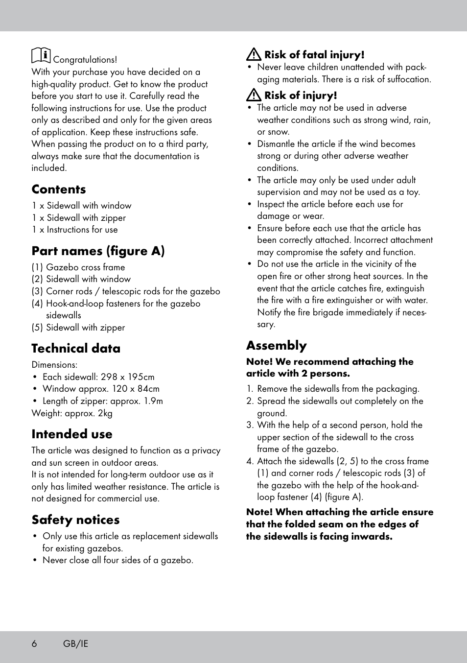 Florabest SP-1799 User Manual | Page 6 / 20
