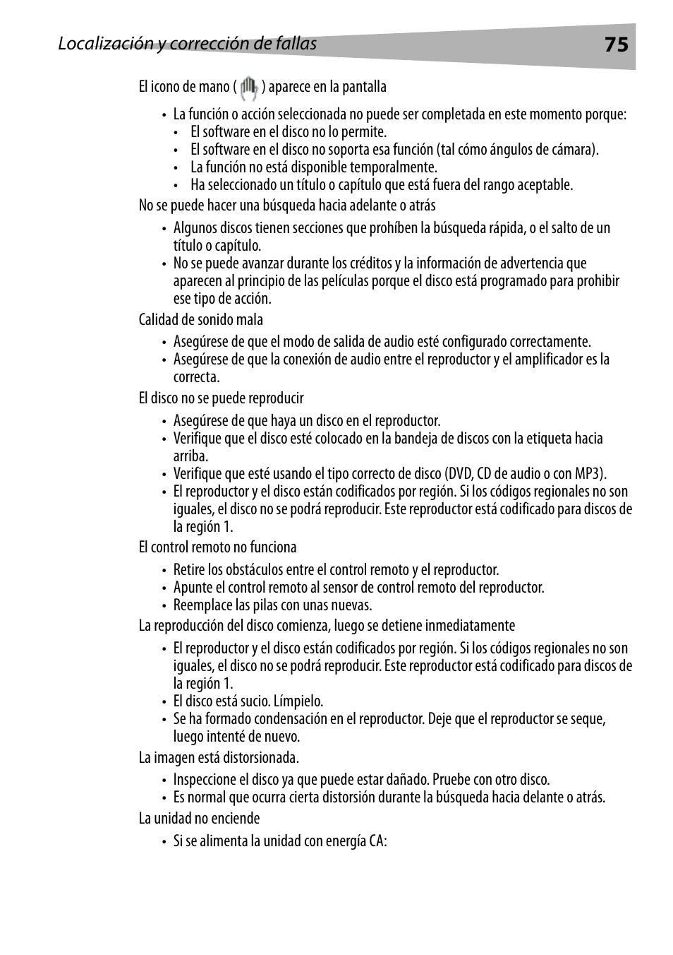 Dynex DX-PDVD7 User Manual | Page 75 / 82