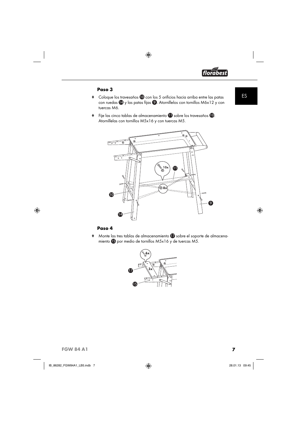 Florabest FGW 84 A1 User Manual | Page 10 / 64