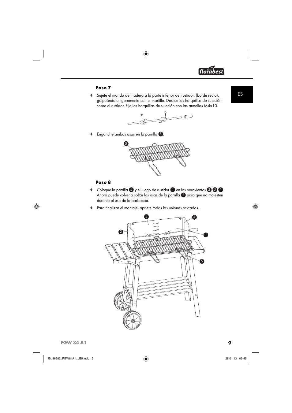 Florabest FGW 84 A1 User Manual | Page 12 / 64