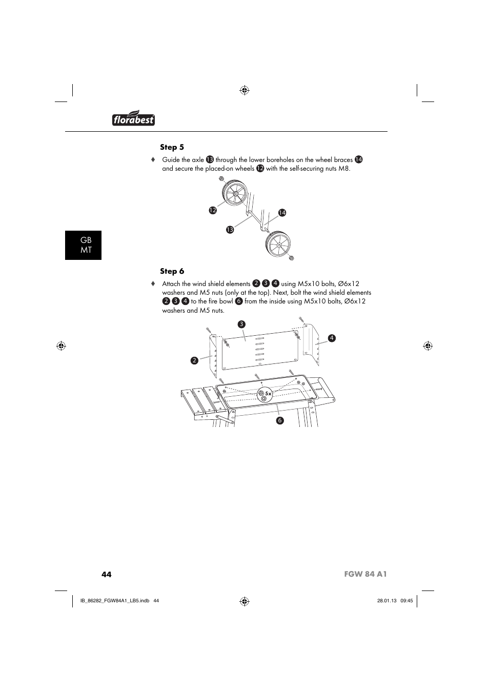 Gb mt | Florabest FGW 84 A1 User Manual | Page 47 / 64