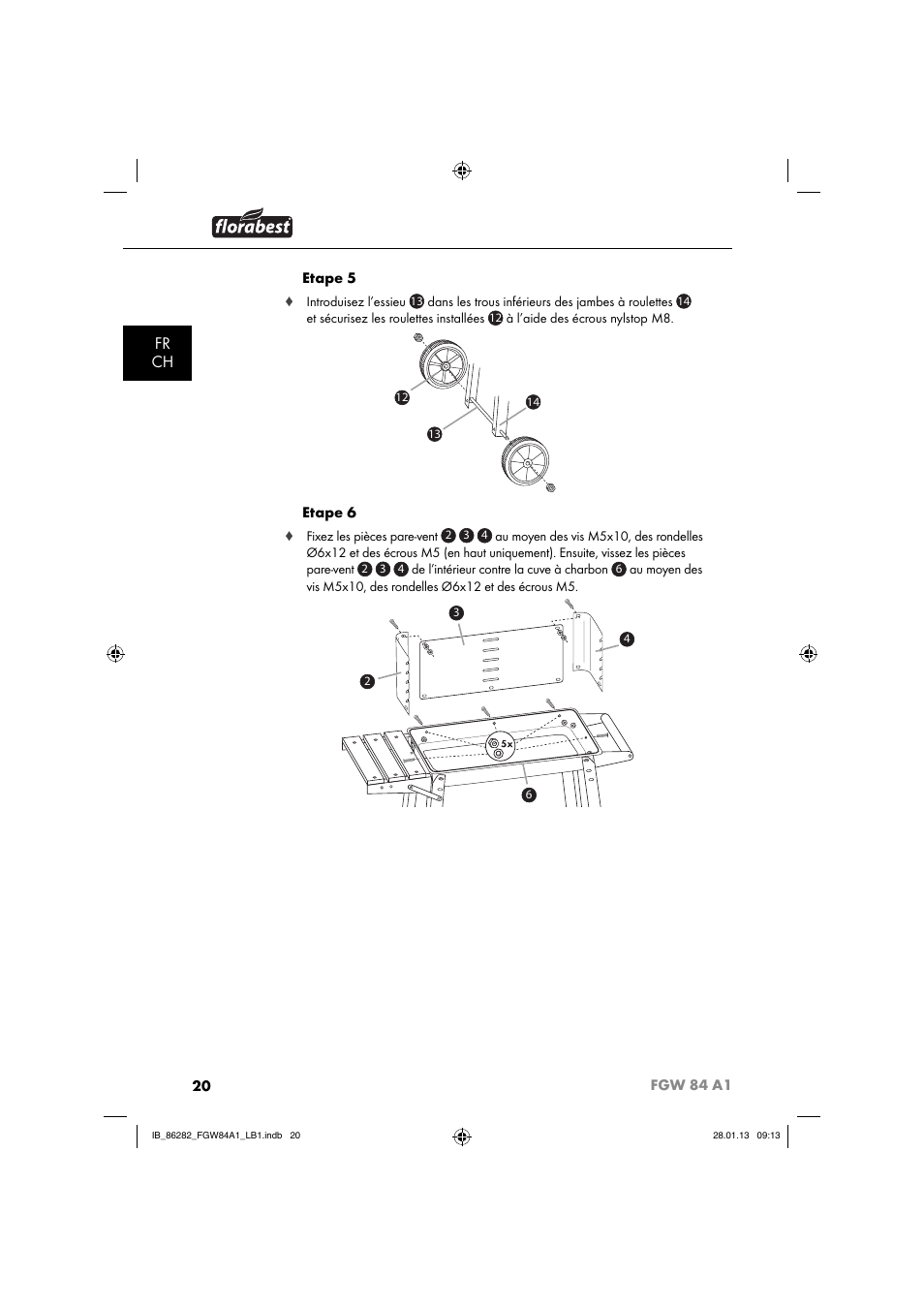 Fr ch | Florabest FGW 84 A1 User Manual | Page 23 / 52
