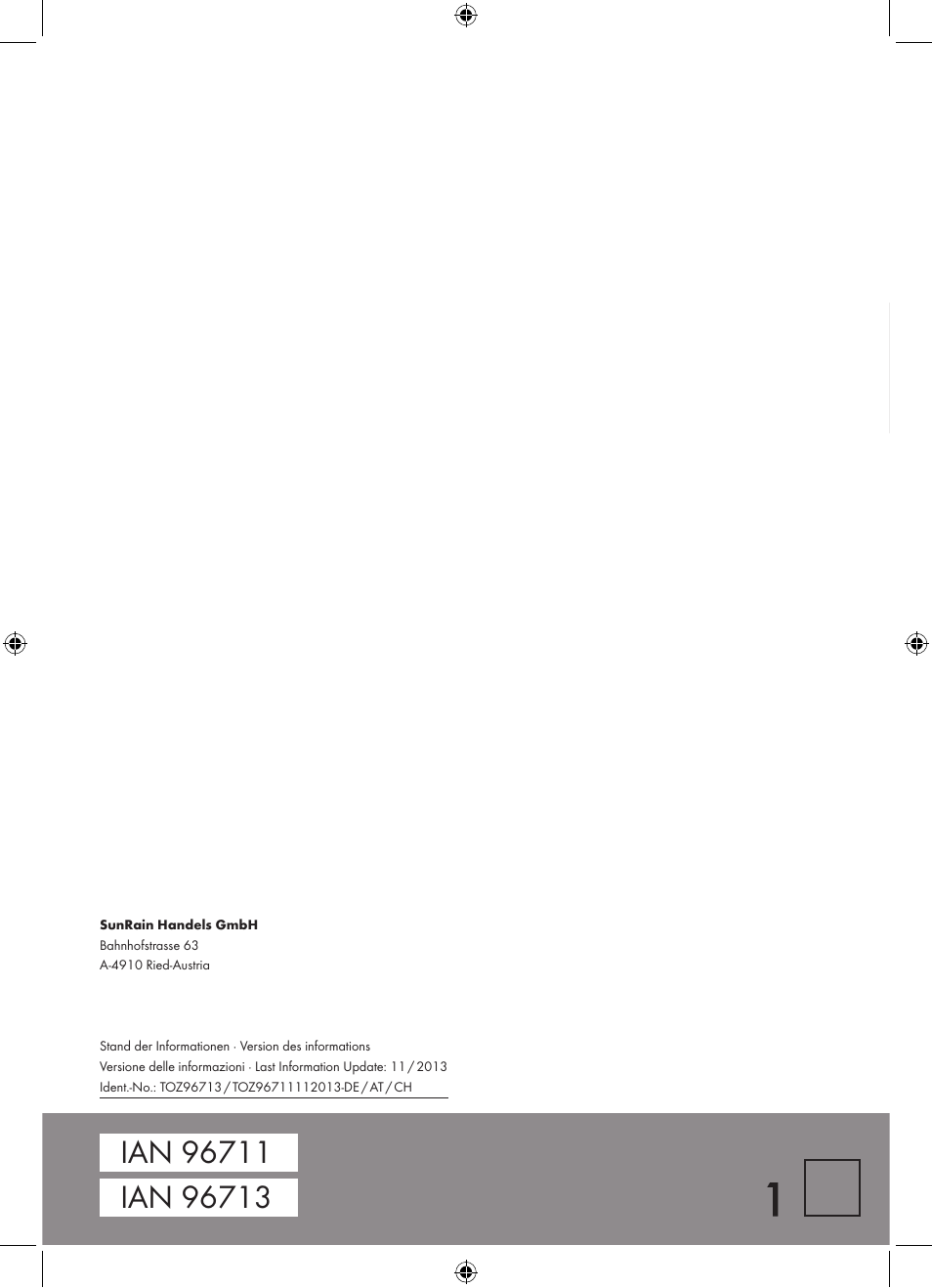 Florabest Granite Parasol Stand User Manual | Page 13 / 13