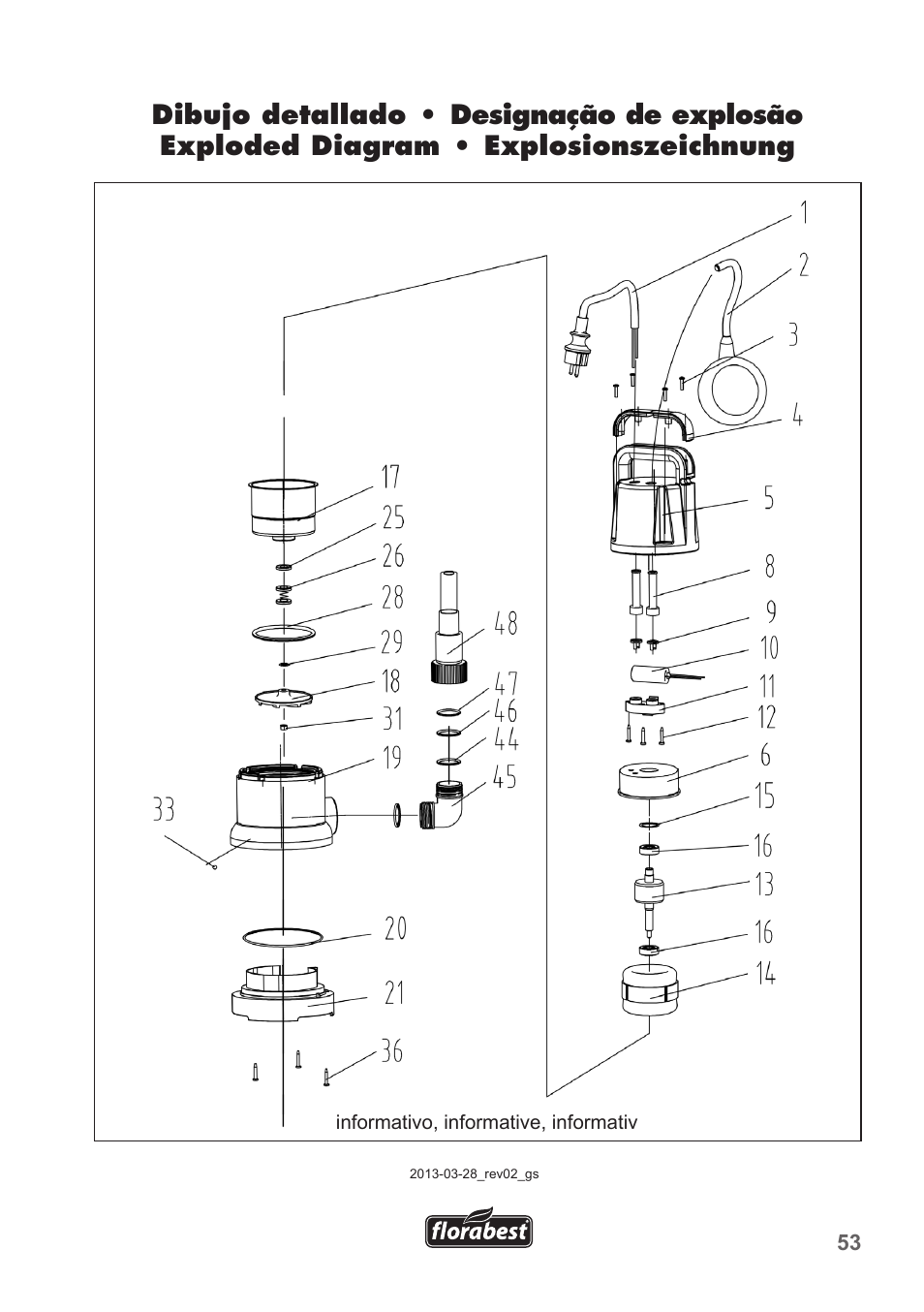 Florabest FTP 400 B2 User Manual | Page 53 / 54