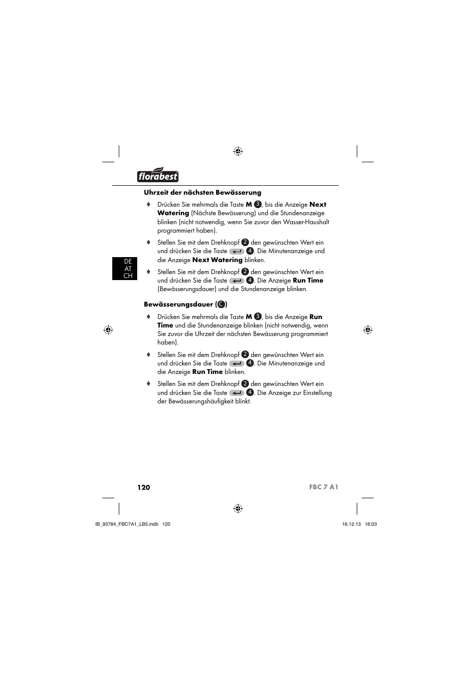 Florabest FBC 7 A1 User Manual | Page 123 / 133