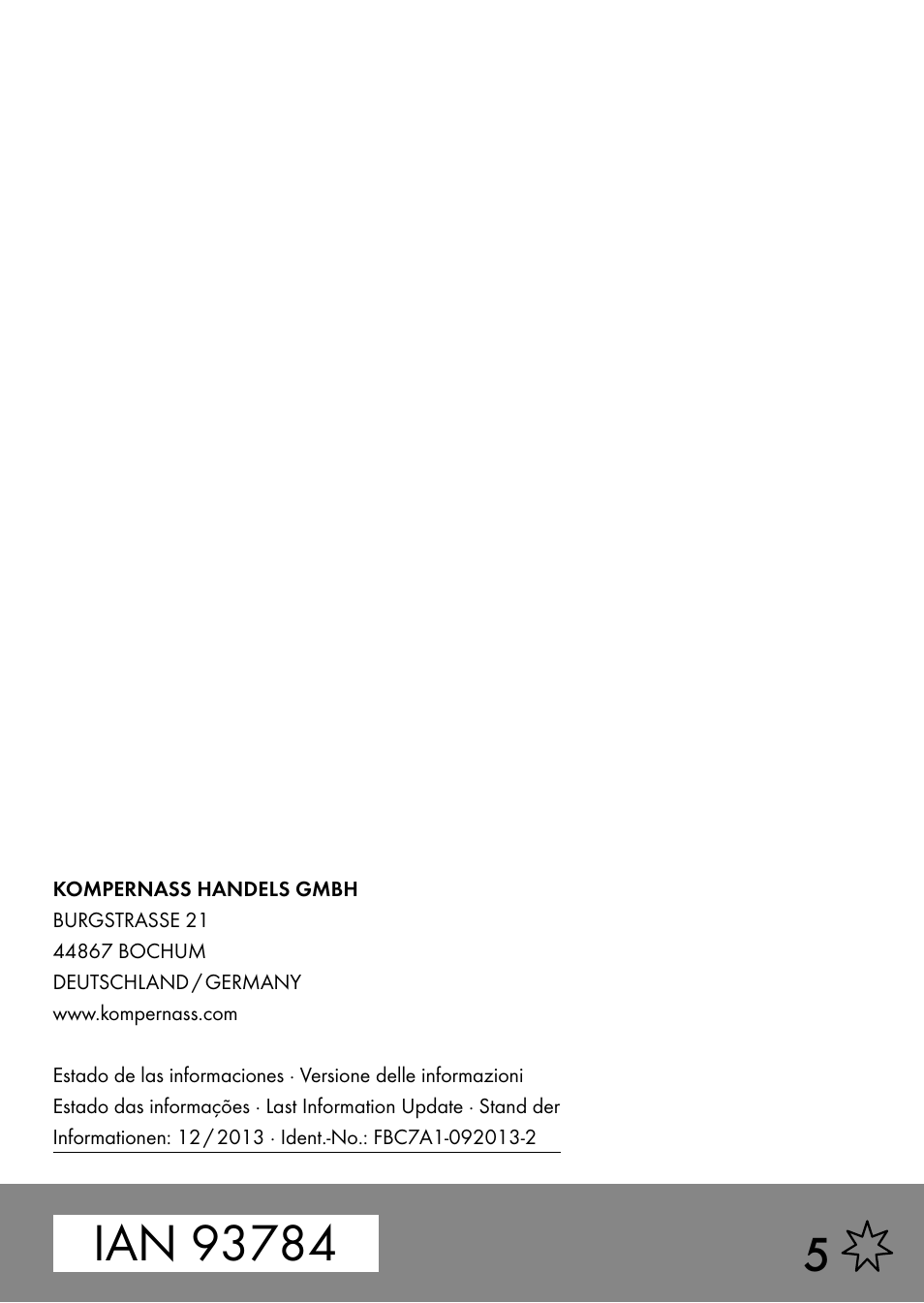 Florabest FBC 7 A1 User Manual | Page 133 / 133