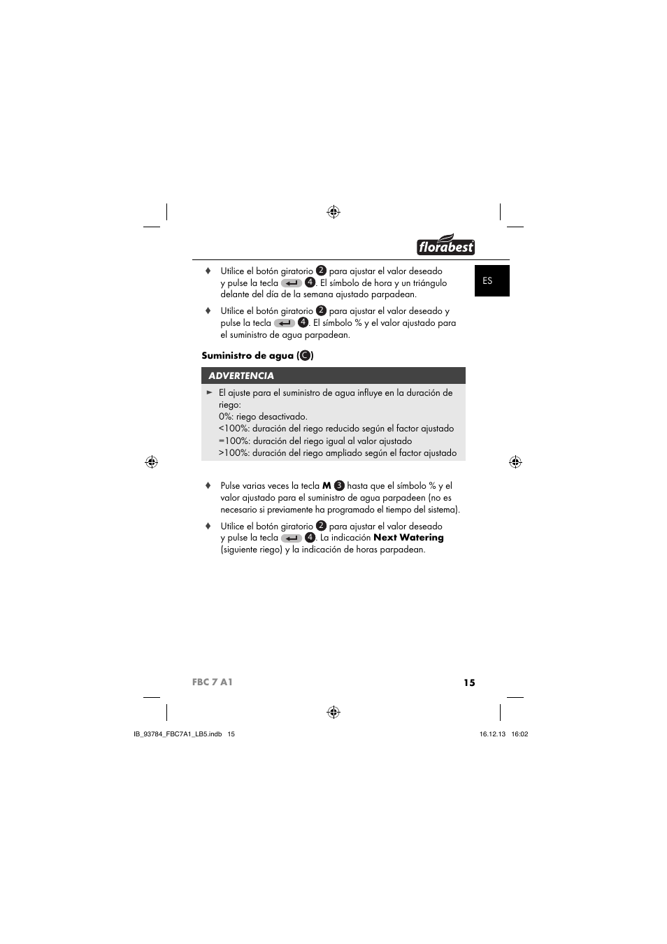 Florabest FBC 7 A1 User Manual | Page 18 / 133